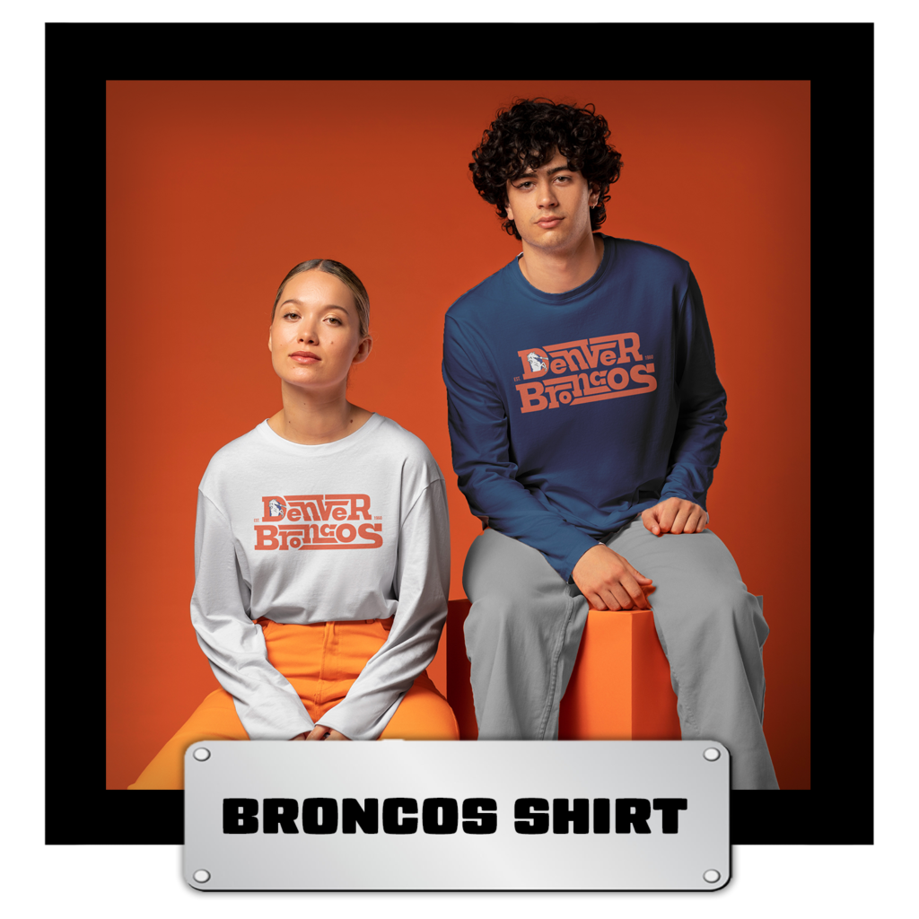 Broncos Shirt Picture Frame